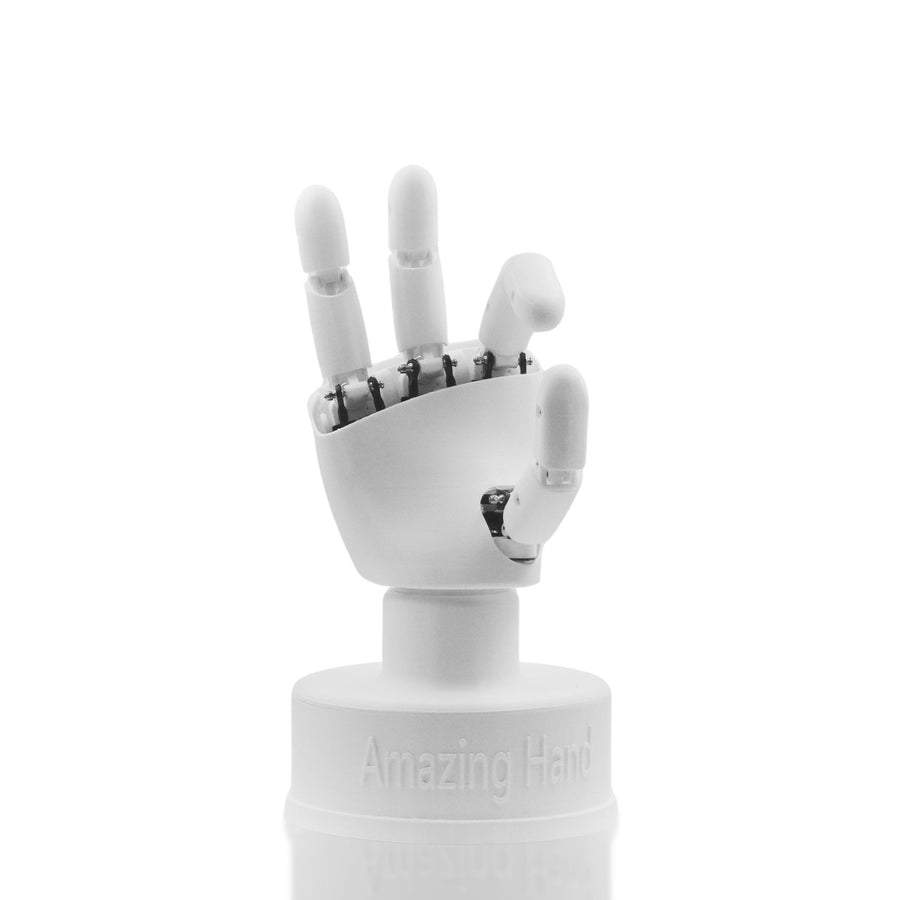 Mano robótica biónica de código abierto AmazingHand para investigación