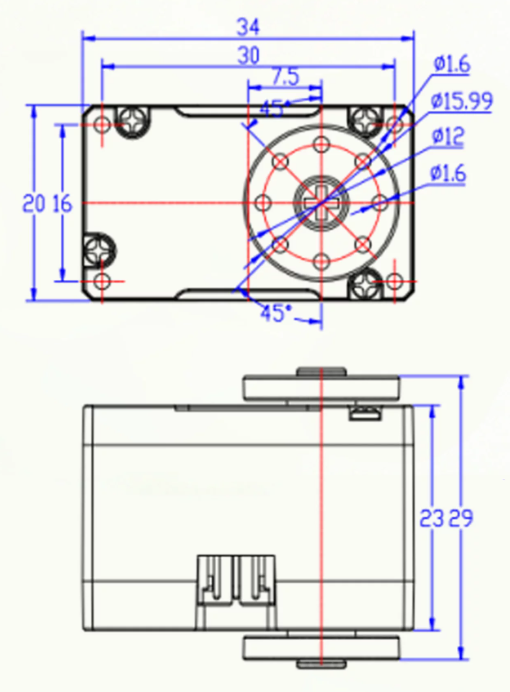 HD-1910-C001 2D dimension drawing